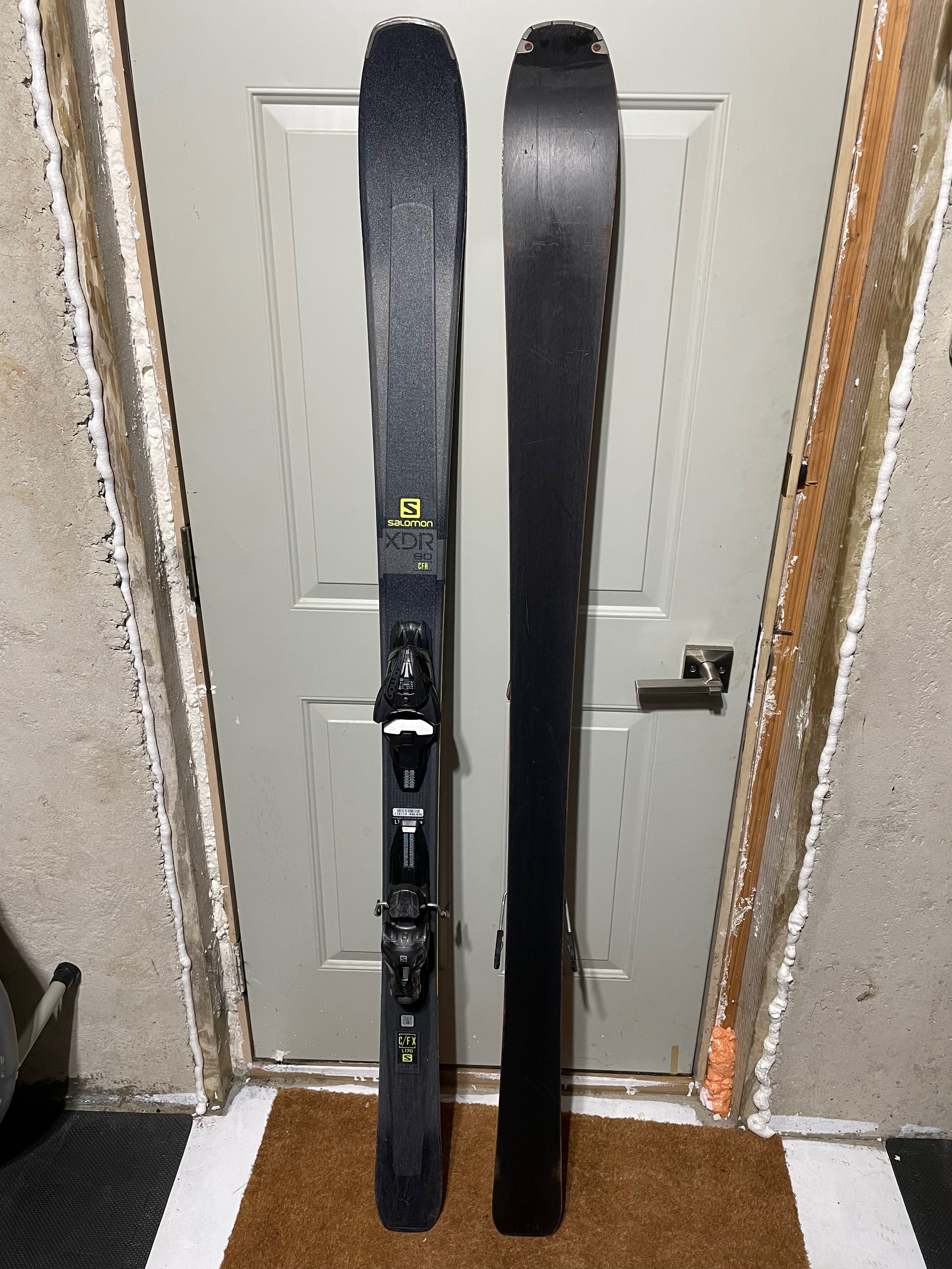 konvergens Fatal turnering Used Unisex 2018 Salomon 170 cm All Mountain XDR Skis With Bindings |  SidelineSwap