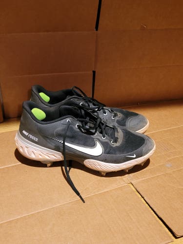 Black Used Adult Men's Size Men's 10.5 (W 11.5) Metal Nike Low Top React