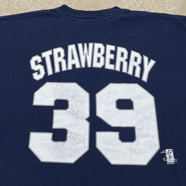Men's Darryl Strawberry Los Angeles Dodgers RBI T-Shirt