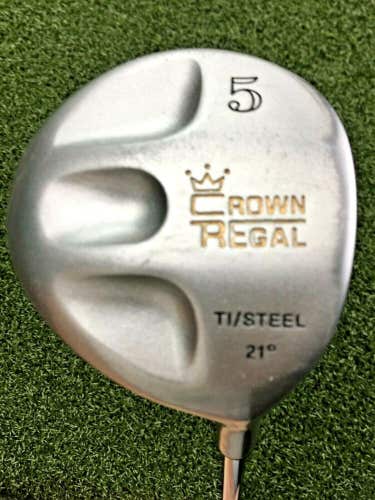 Crown Regal 5 Wood 21* / RH ~39.75" / TT Lite Stiff Steel / HC / gw2920