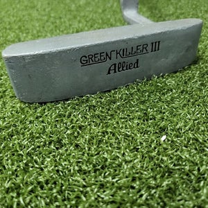 Allied Green Killer III Blade Putter  /  RH  /  Steel  ~36"  / NEW GRIP / jd7448