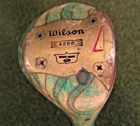 Wilson 4200 4 Wood  / RH /  Ladies Steel ~41" / Leather Grip / VERY NICE /mm1804