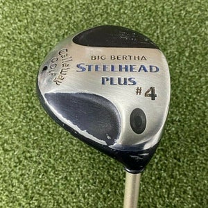 Callaway Big Bertha Steelhead Plus 4 Wood / RH / Ladies Graphite ~41" / jl4532
