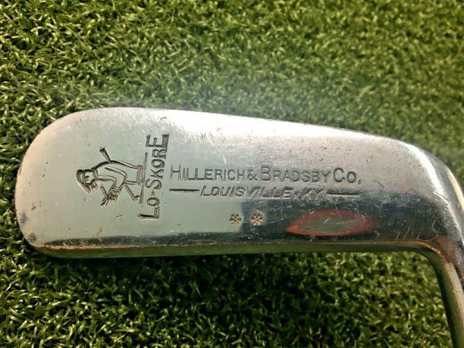 Hillerich & Bradsby Lo Skore 10H Putter RH / Steel ~33.5" / Leather Grip /mm6804