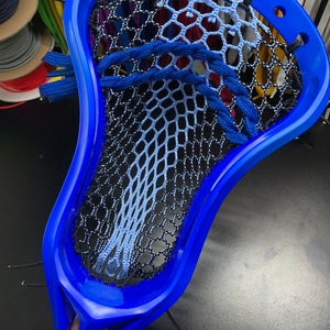 NEW Lacrosse Head CUSTOM Dyed & Strung W/ Semi Soft Mesh & Mid Pocket