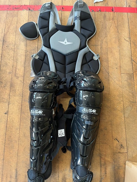 New All-Star Black and Grey CKCC1216 Catcher's Set