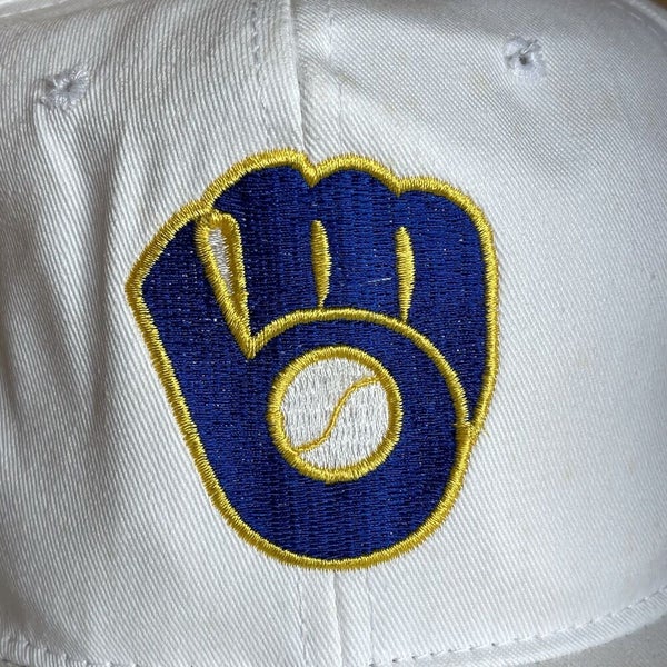 Milwaukee Brewers Baseball Logo 7 Vintage 90's Twill Snapback Cap Hat –  thecapwizard