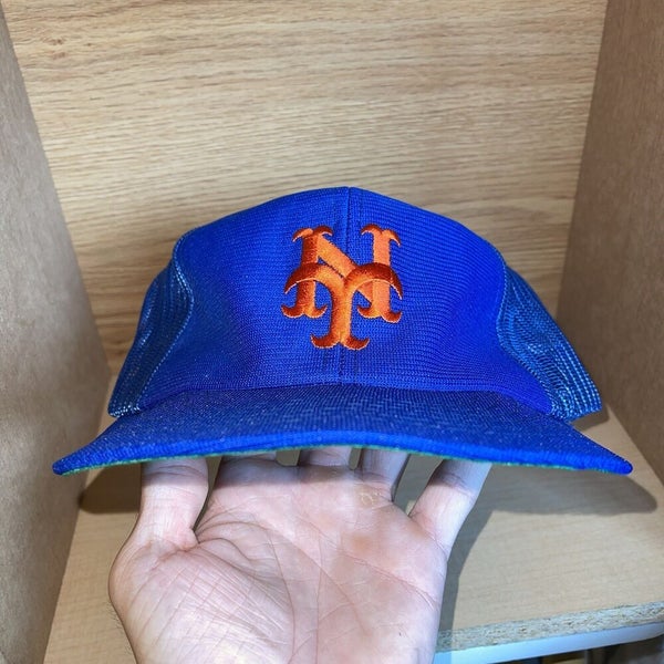 NEW YORK METS VINTAGE 1980'S MLB ANNCO MESH SNAPBACK ADULT HAT