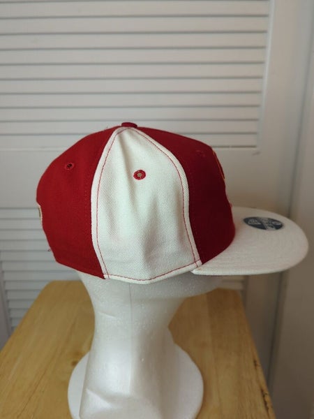 NEW VINTAGE NEW ERA NBA MIAMI HEAT WHITE FITTED HAT SIZE 7 1/2