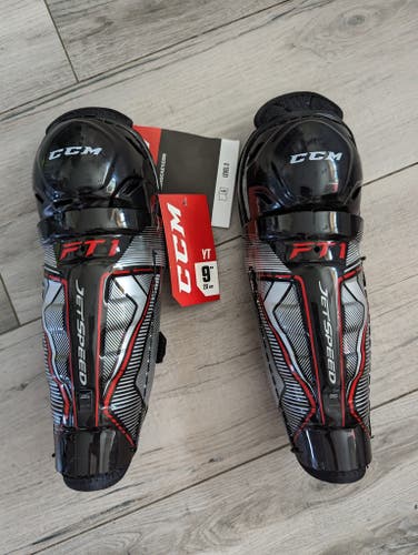 New CCM JetSpeed FT1 Shin Pads