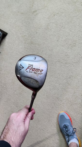 Men's Used Dunlop Right Handed The flame 3 wood Fairway Wood