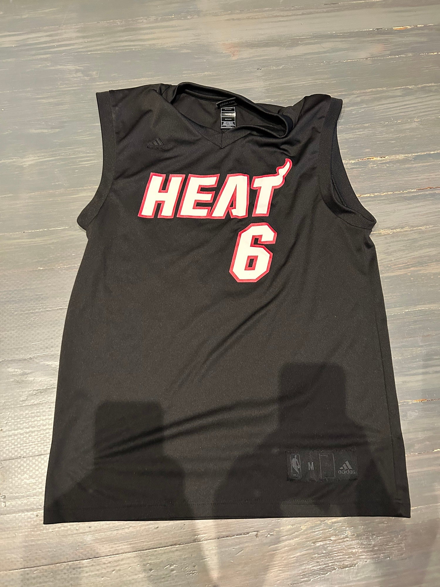 LeBron James Miami Heat Black NBA Jersey