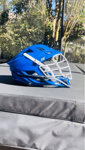 Royal Blue Cascade S Lacrosse Helmet ( Good Condition )
