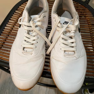 White Nike AirMax Golf Shoes