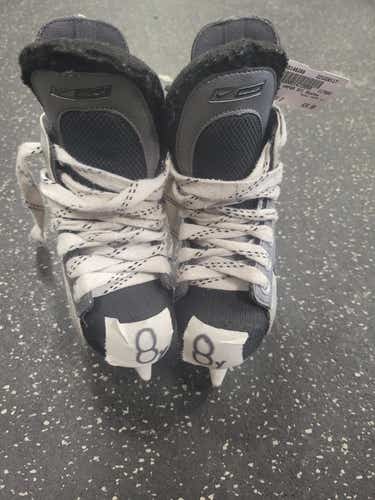Used Bauer Vapor Xii Youth 08.0 Ice Hockey Skates