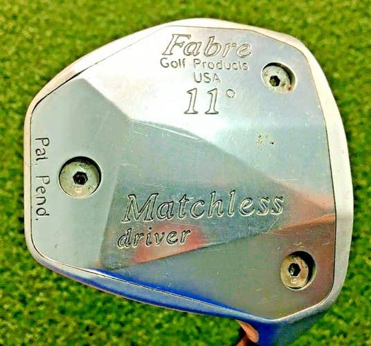 Fabre Golf MATCHLESS Driver 11* RH Silver Fox Senior Graphite ~44"  NICE /mm7042
