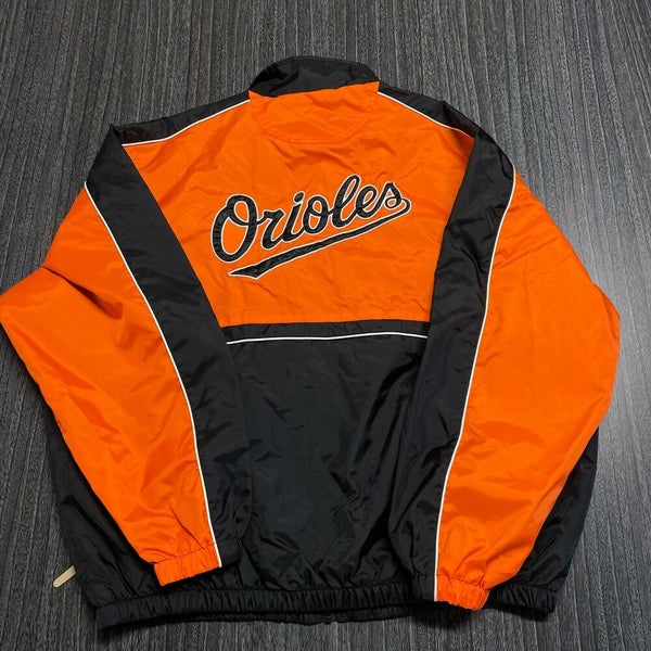Baltimore Orioles Jacket Men 2XL Orange MLB Baseball Vintage 90s Starter  Satin