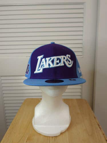 NWS Los Angeles Lakers 2021-22 City Edition New Era 59fifty 7 1/2 NBA