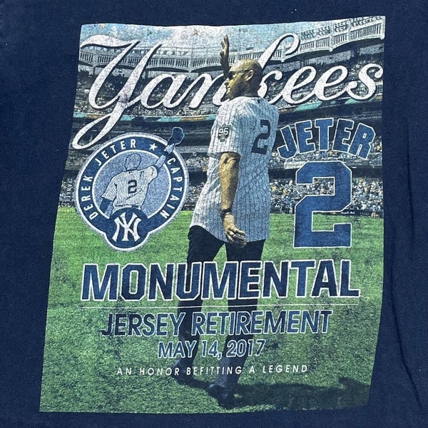 2 New York Yankees Derek Jeter The Captain 3D T-Shirt Full Print T-Shirt