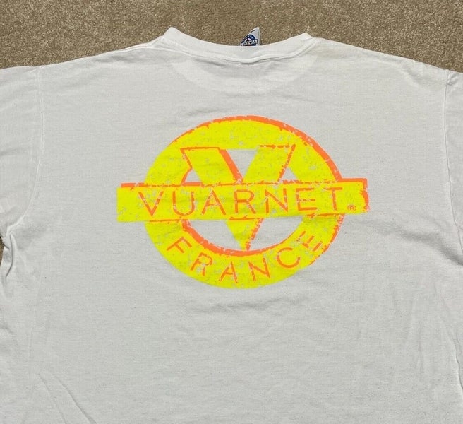 Vuarnet France T Shirt Men Large Adult White Surf Vintage 90s Summer USA Retro