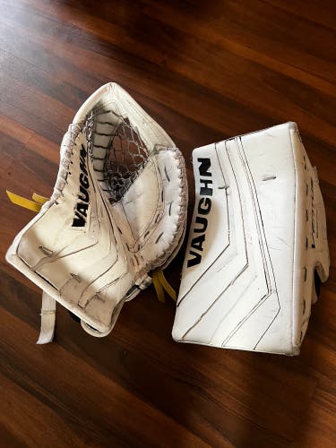 Used Vaughn SLR2 Glove and Blocker Set