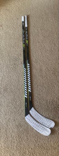 2 pack Senior New Left Hand Warrior Alpha DX Pro Team Hockey Stick W03 Pro Stock