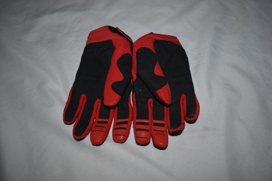 New Red x Black Louis Gloves with Strap - MX | MTB | Street