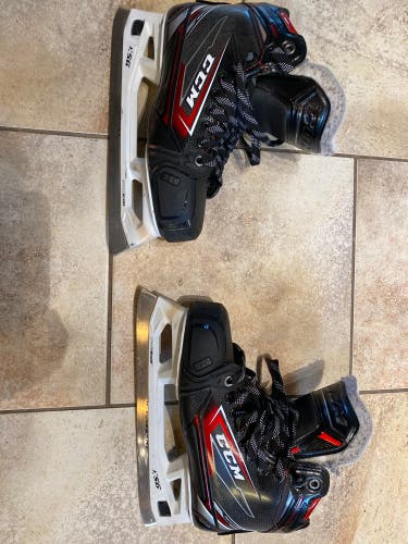 Used CCM Regular Width  Size 7 Jetspeed FT480 Hockey Goalie Skates