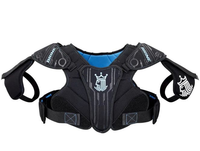 New Youth Small Brine Uprising II Shoulder Pads Lacrosse Lax Nocsae EKG