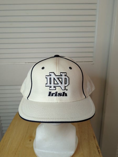 Notre Dame Fighting Irish Zephyr Fitted Hat 7 7/8 White NCAA