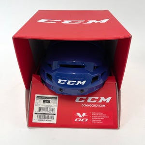 Brand New Royal Blue CCM V08 Helmet - Size Small