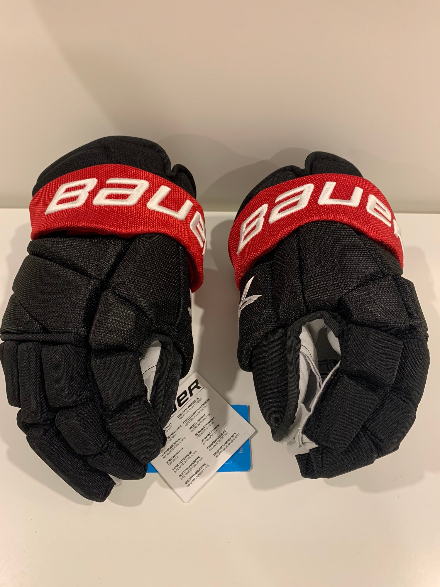 Josh Norris, Ottawa Senators Custom Pro Stock Bauer Hockey Gloves