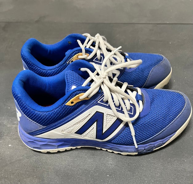 New Balance Blue Adult Men's Used Size 8.0 Turf Cleats Low Top