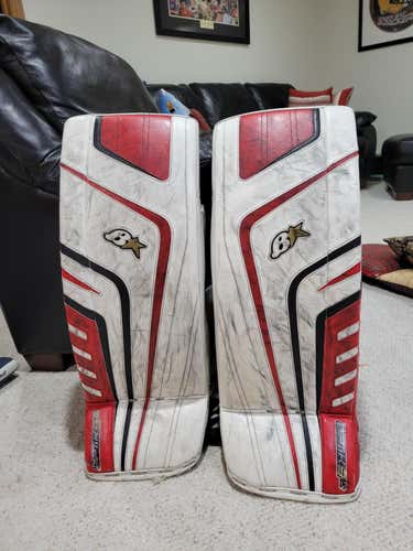 Used 27" Brian's Optik 9.0 Goalie Leg Pads