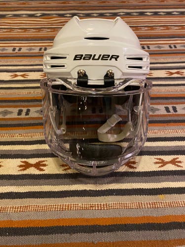 Senior Medium Bauer  Re-Akt 75 Helmet With Face Shield