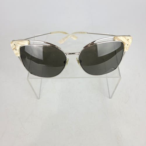 Tory Burch Sunglasses TY 6049 31493 Silvery & Ivory Grey Lens