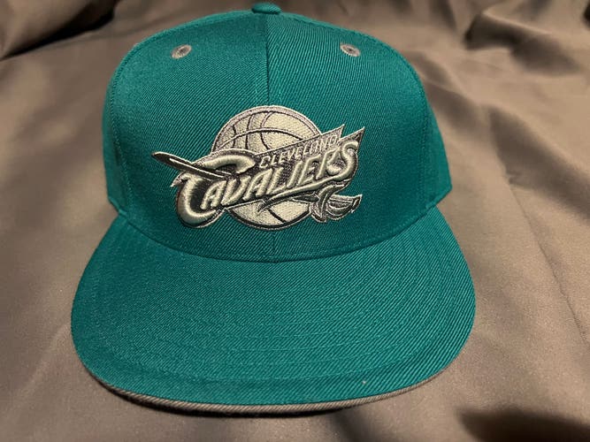 Cleveland Cavaliers adidas’s 7 1/2 fitted custom Teal