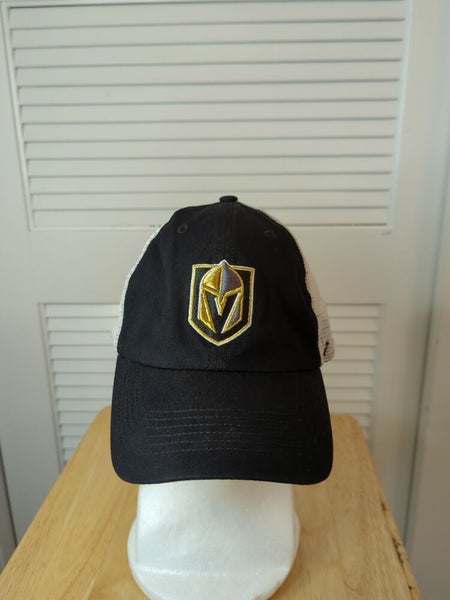 Adidas Vegas Golden Knights Gray/Black Culture Goalie Front Slouch Adjustable Hat