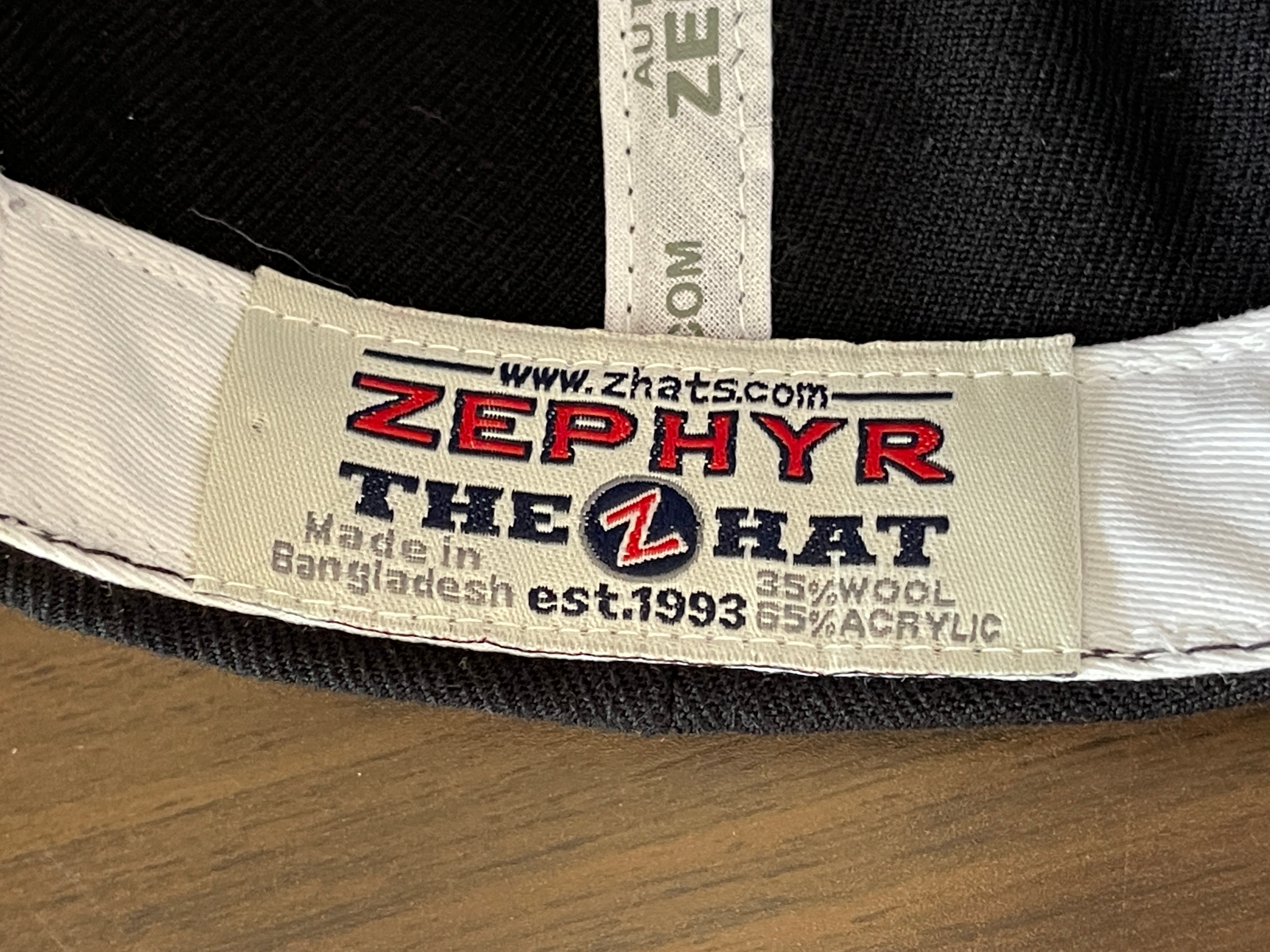 Zephyr NHL New Jersey Devils Anarchy 5 Panel Flat Bill SnapBack Hat NWT