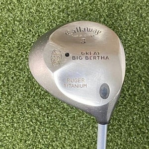 Callaway Great Big Bertha War Bird 3 Wood / RH / Regular Graphite ~44" / jl5291