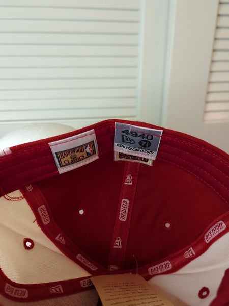 Rare NWT Atlanta Hawks New Era 49forty Fitted Hat 7 1/4 NBA Hardwood Classic
