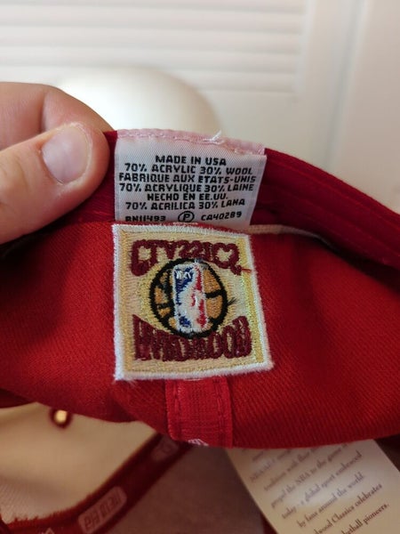 Rare NWT Atlanta Hawks New Era 49forty Fitted Hat 7 1/4 NBA Hardwood Classic