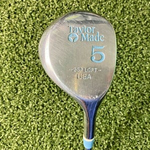 TaylorMade 5 Wood 23* / RH / Ladies Steel ~39.25" / Good Grip / jl4030
