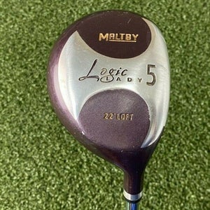 Maltby Lady Logic 5 Wood 22* / RH / Ladies Steel ~40" / Good Grip / jl5028