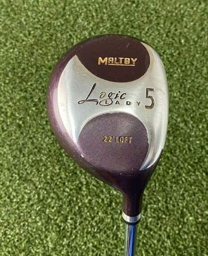 Maltby Lady Logic 5 Wood 22* / RH / Ladies Steel ~40" / VGC / jl5028