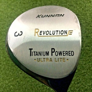 Kunnan Revolution Ultra Lite 3 Wood  /  RH  / 60g Stiff Graphite / Nice / mm9015