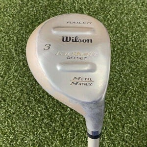 Wilson Railer Fat Shaft Offset 3 Wood / RH / Ladies Graphite ~41.5" / jl5033