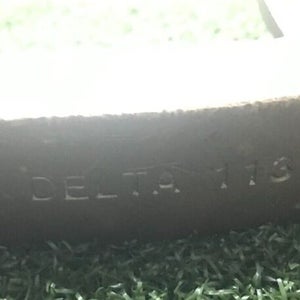 Delta 113 Brass Blade Putter / RH / Steel ~3.55" / New Grip / dj7381