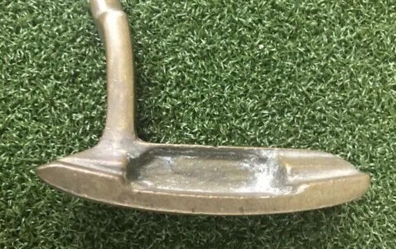 Delta 113 Brass Blade Putter / RH / Steel ~3.55" / New Grip / dj7381