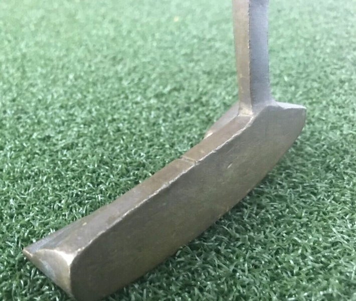 Delta 113 Brass Blade Putter / RH / Steel ~3.55" / New Grip / dj7381